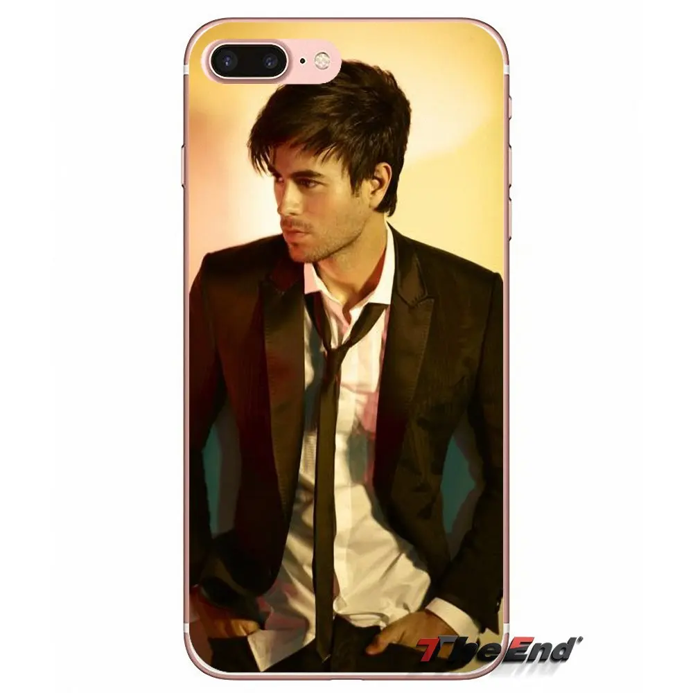 Чехлы из ТПУ Singer Enrique Iglesias Pop star для iPhone X 4 4S 5 5S 5C SE 6 6S 7 8 Plus Samsung Galaxy J1 J3 J5 J7 A3 A5 2016