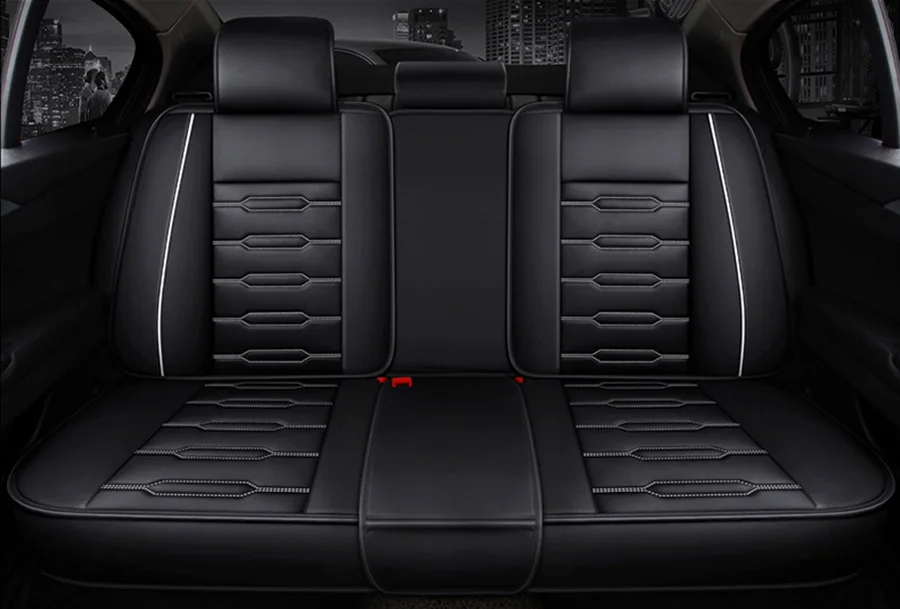 Из искусственной кожи чехлы на сиденья для toyota land cruiser 80 100 prado 120 150 200 земля-круизер-prado Yaris
