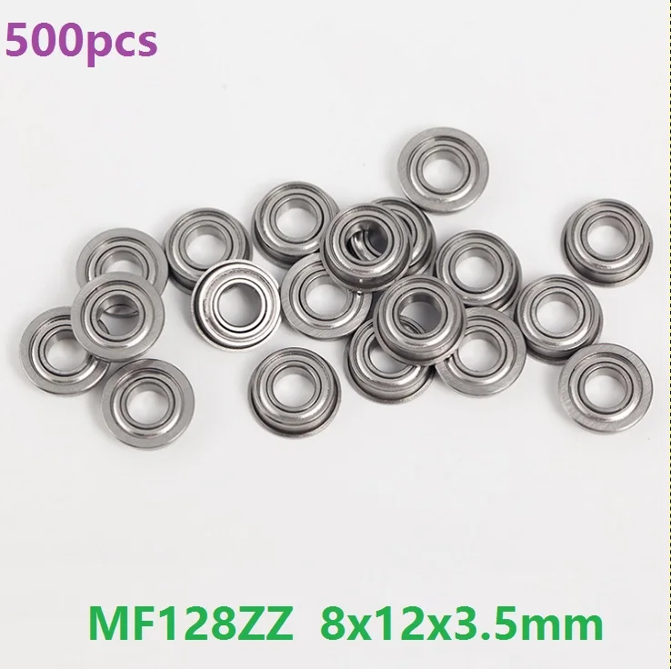 500 шт./лот MF128 MF128ZZ F678ZZ F678 ZZ фланцевый подшипник с фланцем миниатюрный глубокий