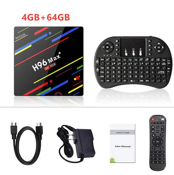4G64G and normal i8 KuWFi телеприставка Android 8,1 Smart tv box 4 Гб Ram 32 ГБ/64 ГБ Rom Rockchip RK3328 4K H.265 USB3.0 2,4 Ghz WiFi IP tv set top Box - Цвет: 4G64G and normal i8