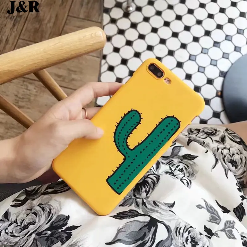 J &amp R чехол для телефона с изображением зеленого кактуса iPhone 5 5S SE 6 6S Plus 7 7Plus 8 8Plus