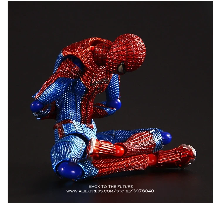 Дисней Марвел Мстители паук Figma Homecoming 15 см фигурку аниме мини украшение ПВХ