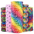 Новая дизайнерская разноцветная бесшовная трубчатая бандана разных цветов для женщин и мужчин, волшебная маска для лица для езды на велосипеде и бега