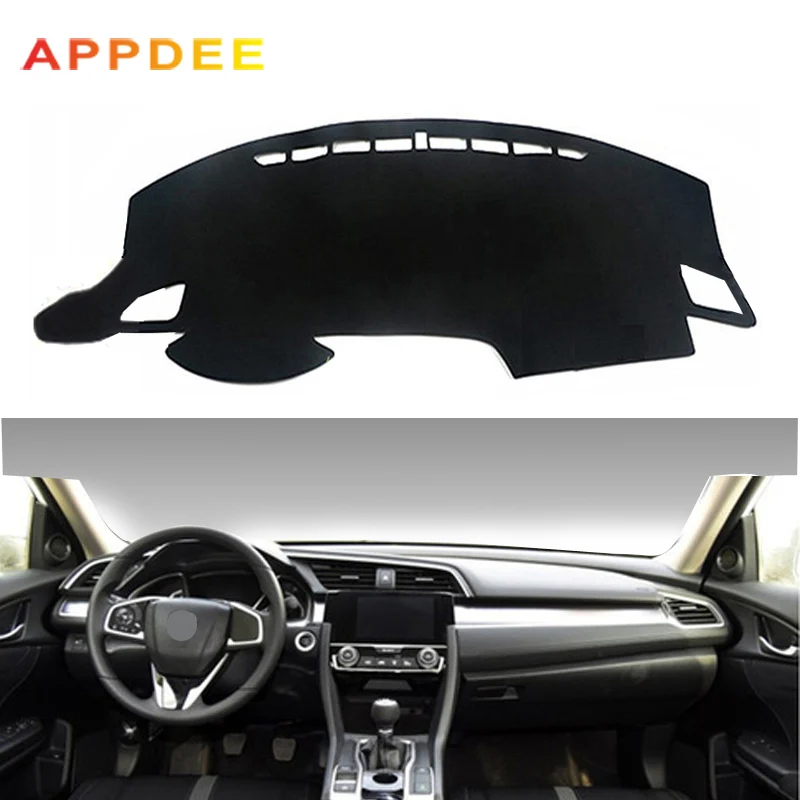 APPDEE приборной панели автомобиля крышка подходит для Honda Civic 2016 2017 2018