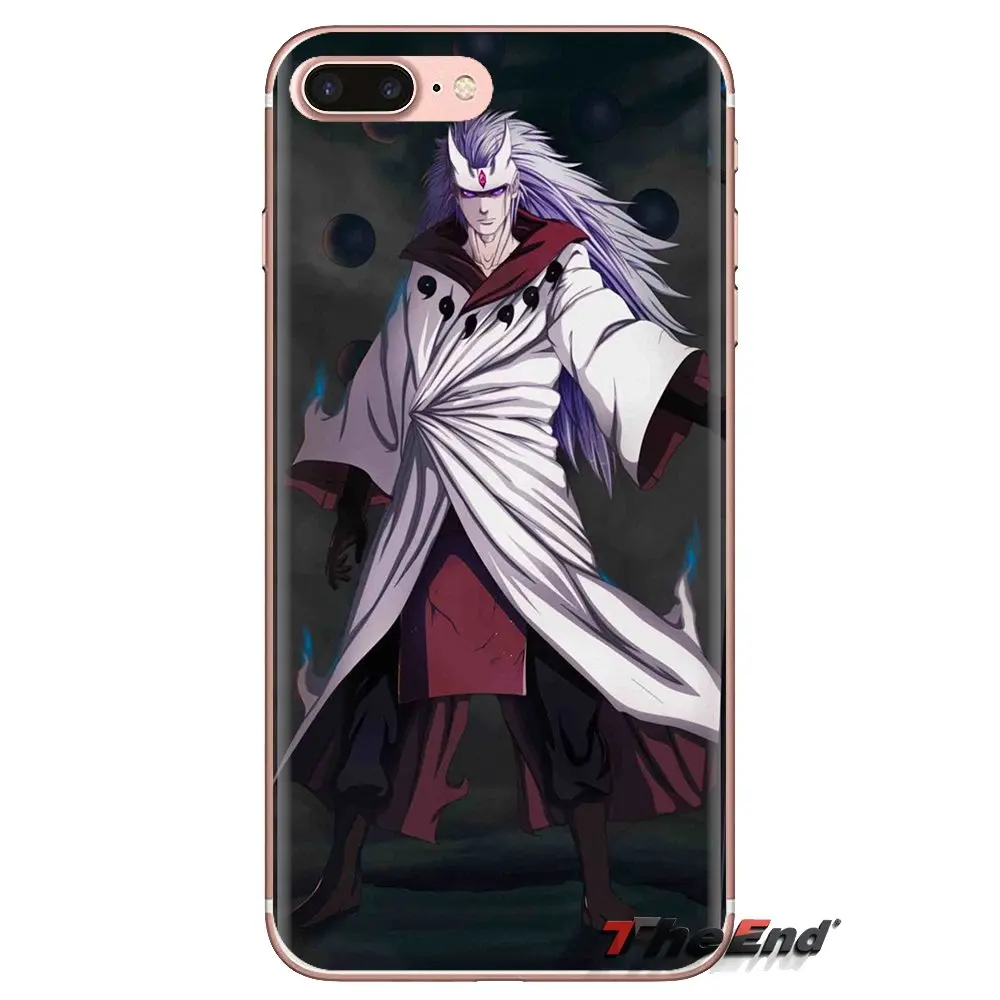 For LG Spirit Motorola Moto X4 E4 E5 G5 G5S G6 Z Z2 Z3 G2 G3 C Play Plus Mini Transparent TPU Housing naruto Uchiha Madara Obito |
