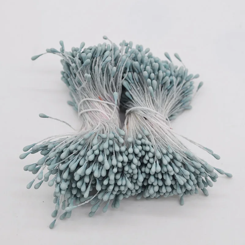 400 шт./лот многоцветный Мини DIY жемчужный цветок Двойные головки Stamen ремесло торты
