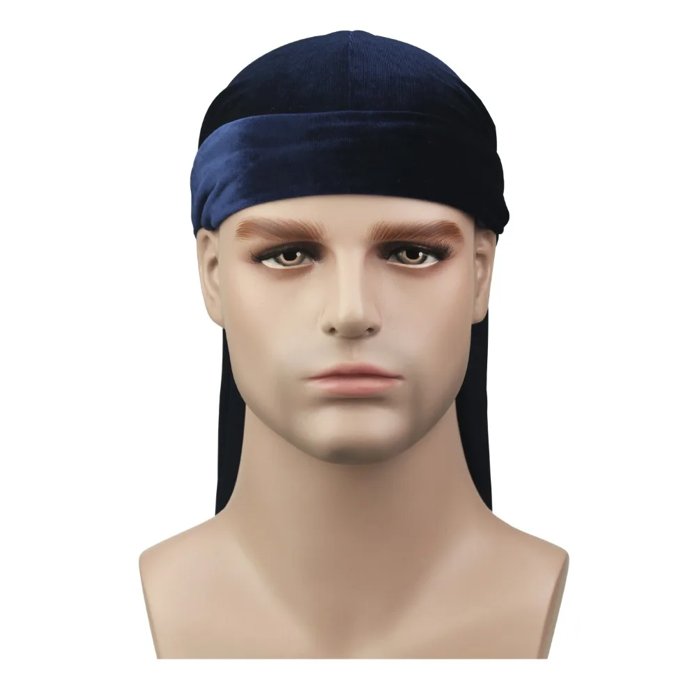 Премиум шелковистый Durag 360 540720 волн Экстра длинный хвост и широкие ремни для