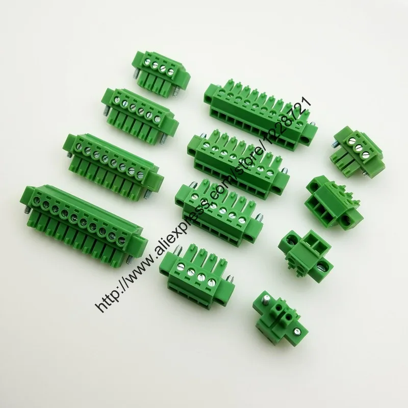 20 комплектов 3 81 мм 8 P мужской и женский pcb терминал припой бесплатно разъем 2 EDGRK