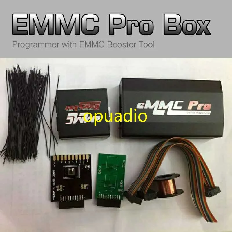 Полный комплект оригинальный EMMC Pro box устройство программатор с фотокабелем все в