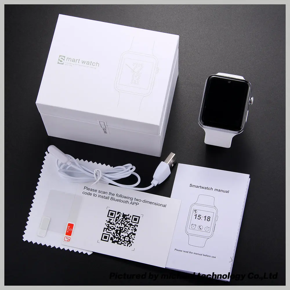 DM09 Bluetooth Смарт-часы спортивные HD экран Поддержка sim-карты носимые устройства Smartwatch для apple Android pk dz09 gt08 LF07watch