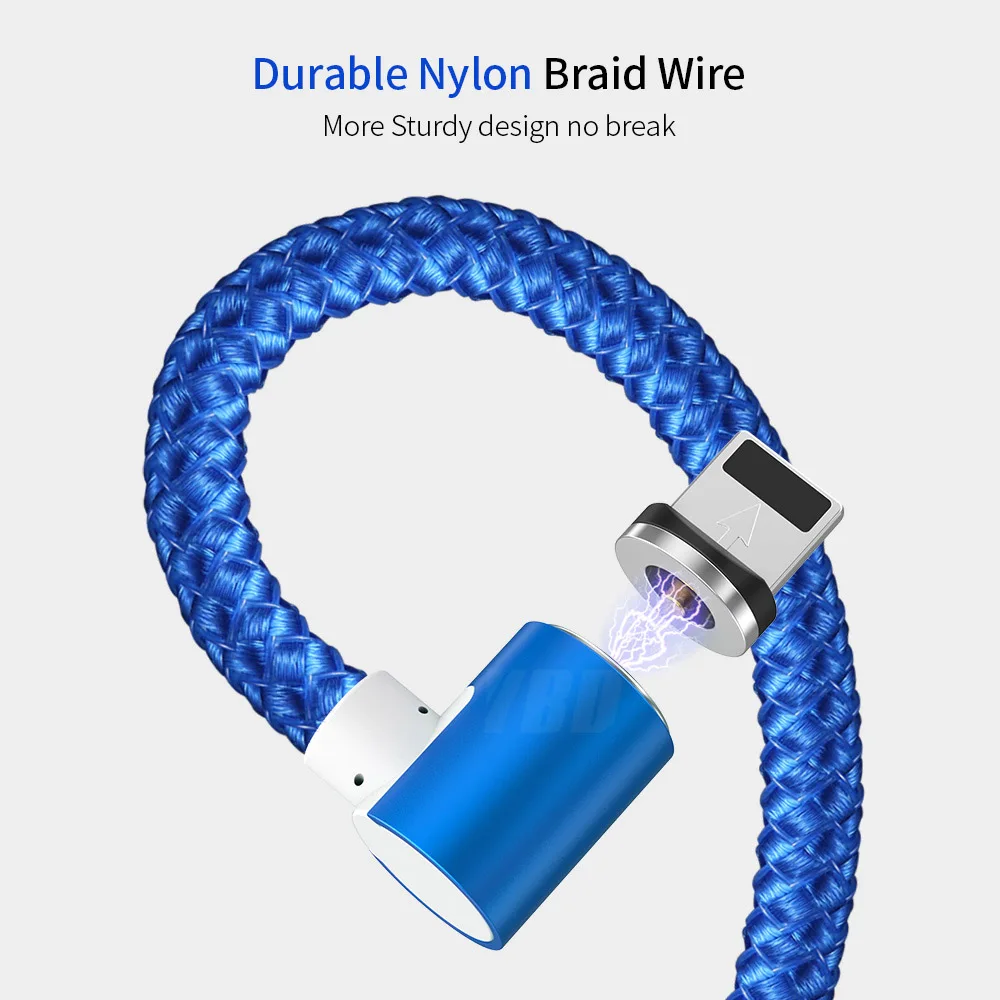 YBD Магнитный usb зарядный кабель для Xiaomi Redmi Note 7 Mi9 Micro USB C кабель USB провод для iPhone зарядное устройство samsung huawei Oneplus