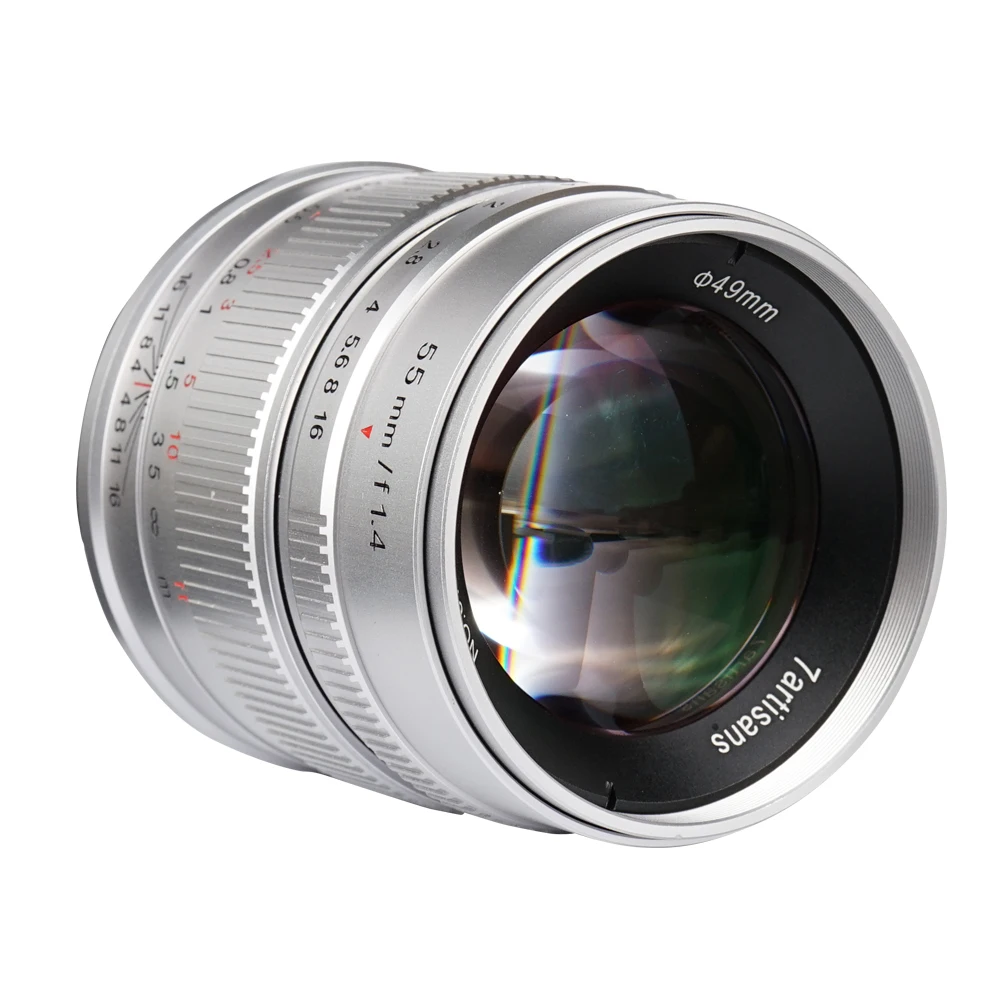 Объектив с большой диафрагмой для Sony E Mount Fuji FX 7 мастеров 55 мм F1.4 ручная