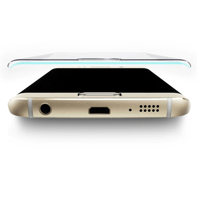 OMG 3D полное покрытие Защитное стекло для экрана для samsung S6 edge Plus G9280 Закаленное стекло протектор Золотое черное белое стекло