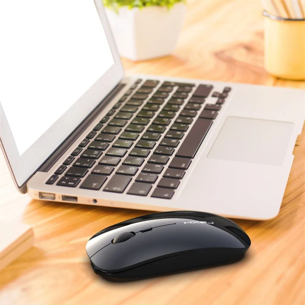 CARPRIE 1 шт. M60 эргономичная 2,4 ГГц Беспроводная мышь 1200 dpi USB+ type-C перезаряжаемая оптическая игровая мышь для MacBook ноутбука 90422