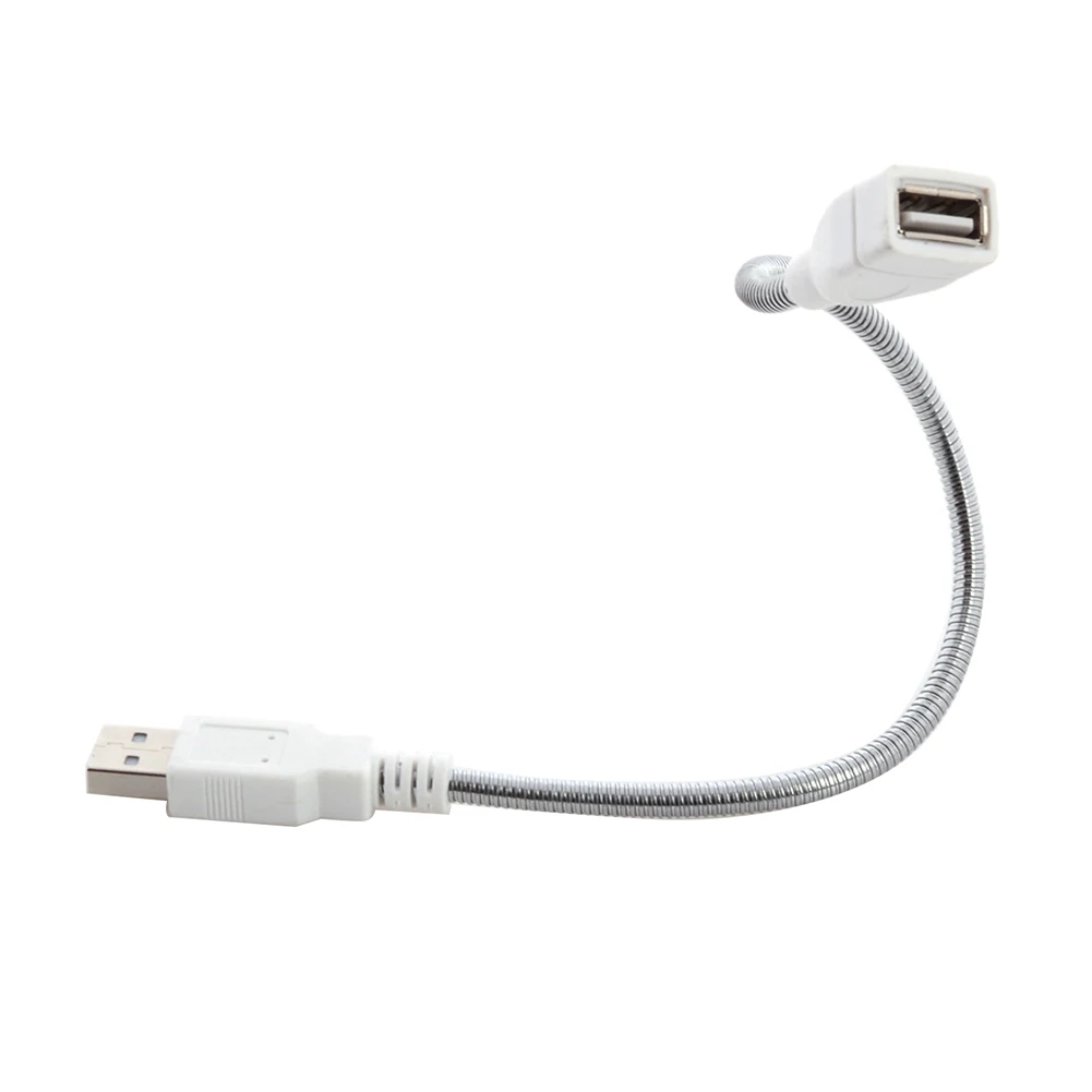 1 шт. гибкий металлический удлинитель Usb штырь гнездо 35 см|Ночники| |