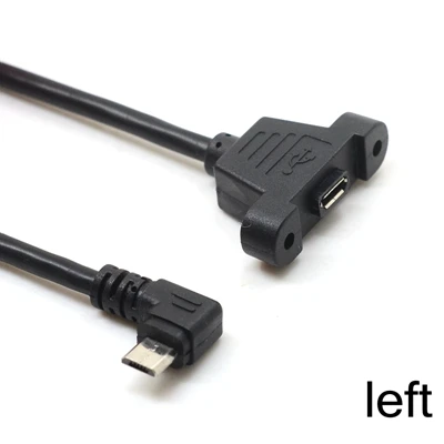 Вверх вниз правый левый Угловой Micro-USB 5-контактный Micro USB 2 0 Удлинительный кабель