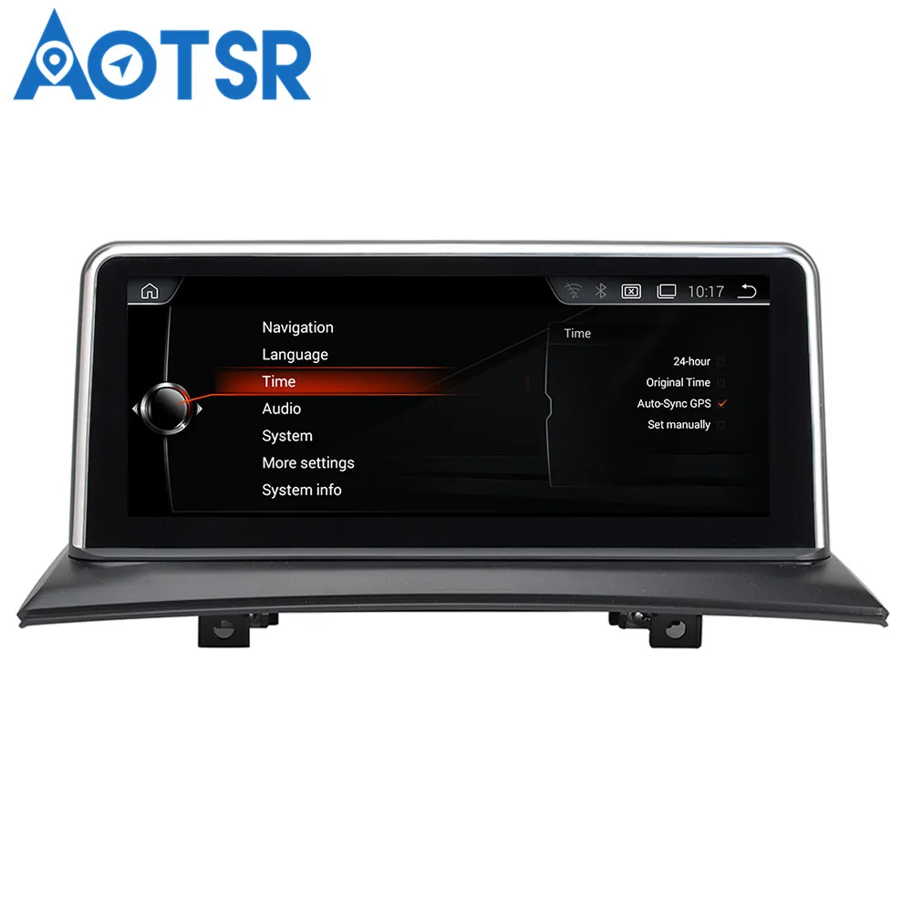 Aotsr Android 4.4 Car GPS Navigation NO DVD Player Headunit For BMW X3 E83 (2004-2010) 1 Din Radio Multimedia Stereo Bluetooth images - 6
