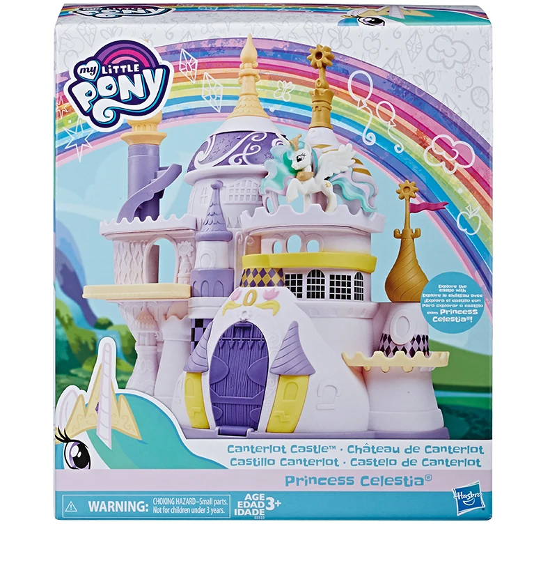 Hasbro My Little Pony Исследуйте эквестрию кристалл имперский замок ПВХ фигурка Коллекционная модель куклы Рождественский подарок