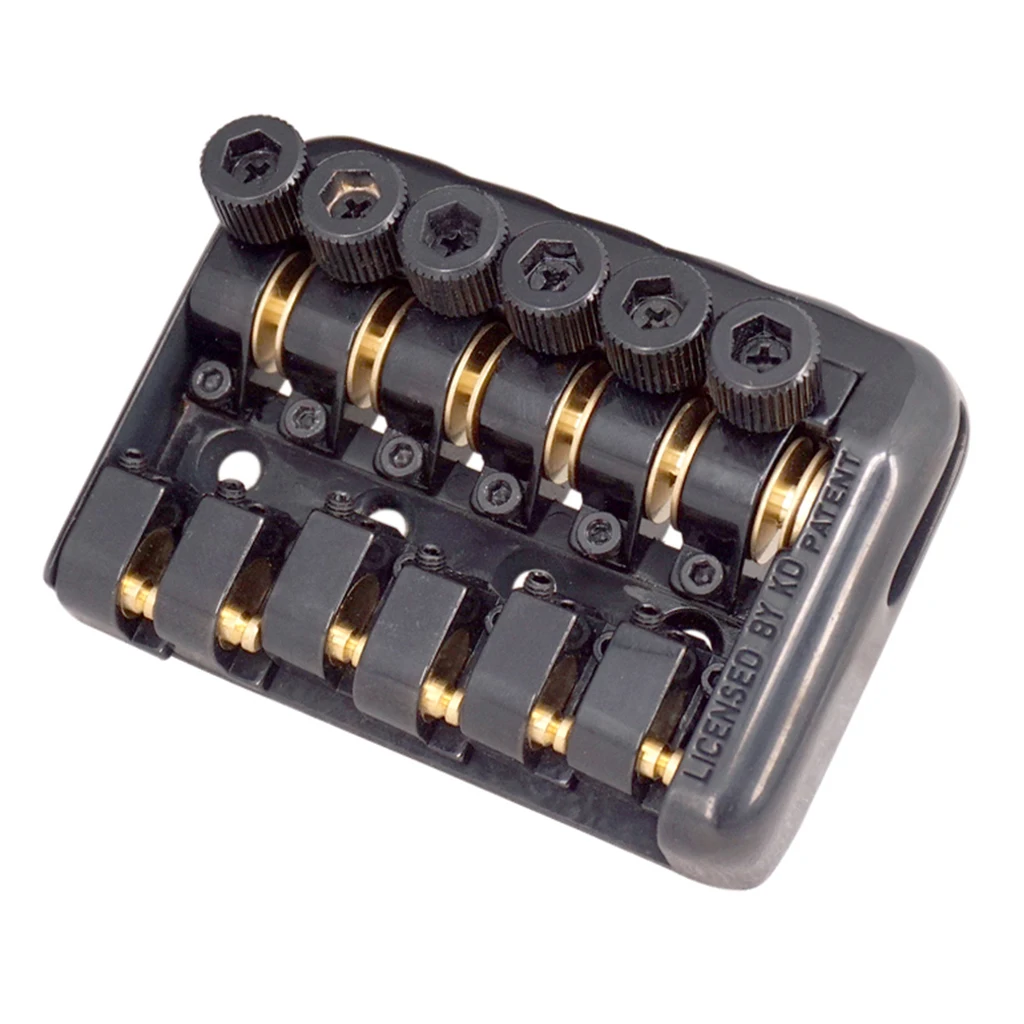 durable kopflose elektrische gitarre ersatz brücke rolle ball mutter werkzeuge mit mount schrauben gitarre feste brücke teile schwarz free g