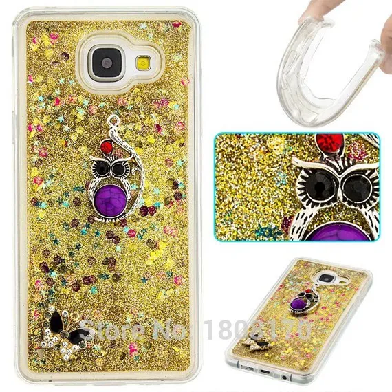Жидкий зыбучий песок 3D Алмазный Мягкий ТПУ чехол для Samsung Galaxy S5 S6 S7 Edge Huawei P8 P9 Lite LG
