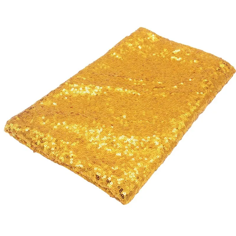 Прямоугольная скатерть с блестками 120x200 см/120x400 см-скатерть из розового золота с блестками для свадебной вечеринки, Рождественское украшение - Цвет: gold