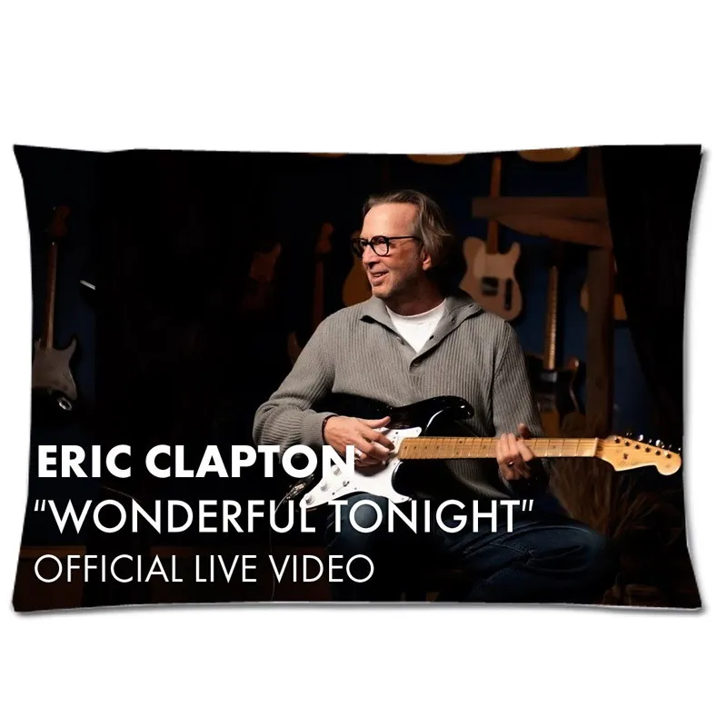 Эрик Патрик Клэптон двухсторонняя подушка с принтом чехол Прямоугольная