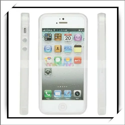 Free Shipping New X Shape TPU Cover Case for iPhone 5 Clear Good and High Quality 87007086 |