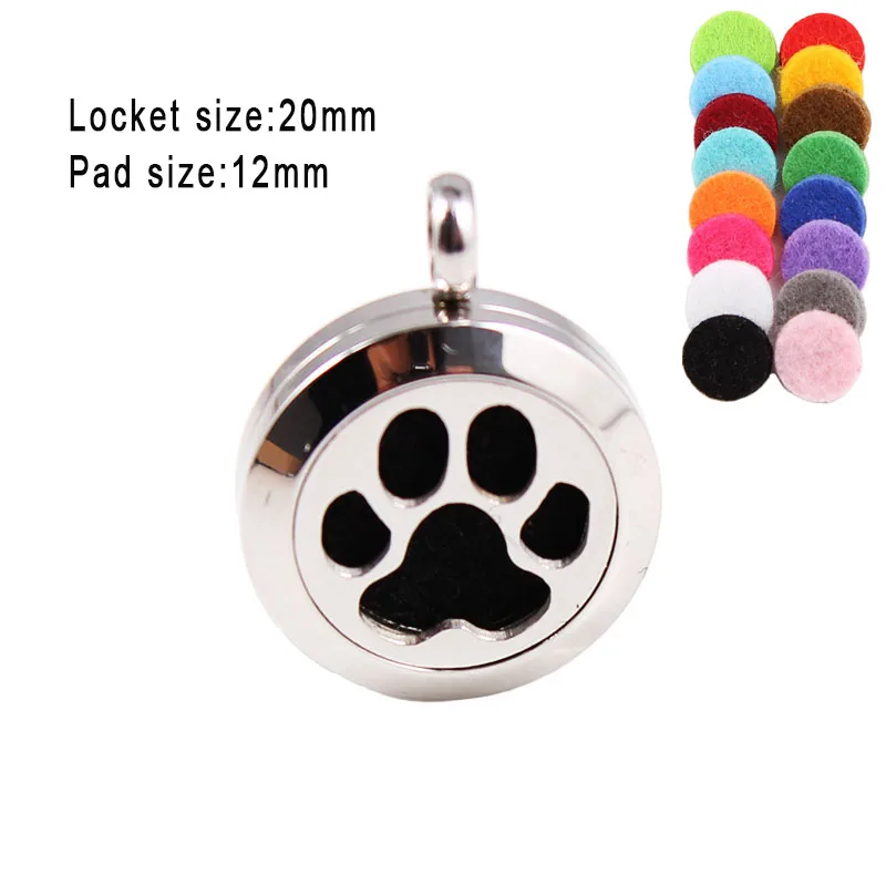 

2017 Top Quality 20mm Screw Stainless Steel Perfume Locket Aromatherapy Essential Oil Diffuser Locket Pendant