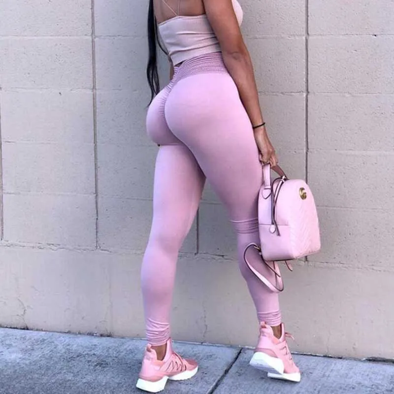 2019 весна лето женские штаны для йоги Пуш Ап сексуальные фитнес пластичность