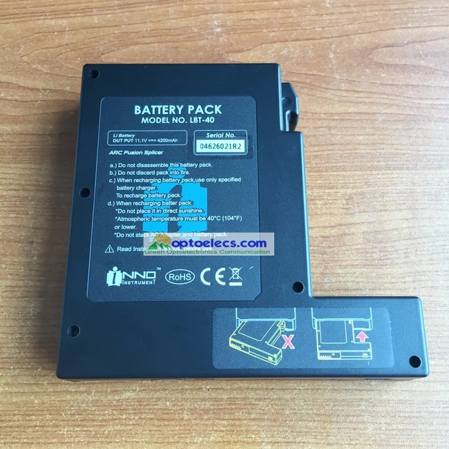Корея INNO LBT-40 батарейный блок для IFS-10/IFS-15/вид 3/вид 5 аппарат для сварки волокон сварочный аппарат