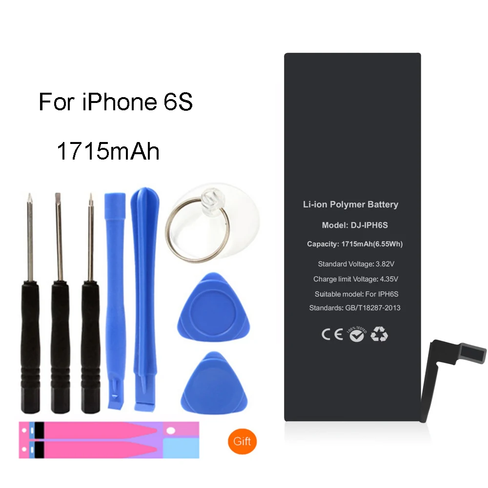 Аккумуляторная батарея YAPY для iphone 6s с реальной емкостью 1715 мАч сменная +