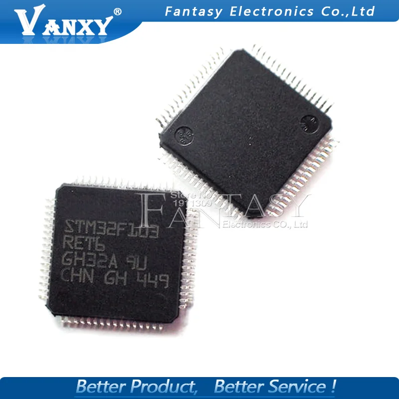 1 шт. STM32F103RET6 QFP64 STM32F103 QFP ARM новый и оригинальный IC|arm stm32f103| |