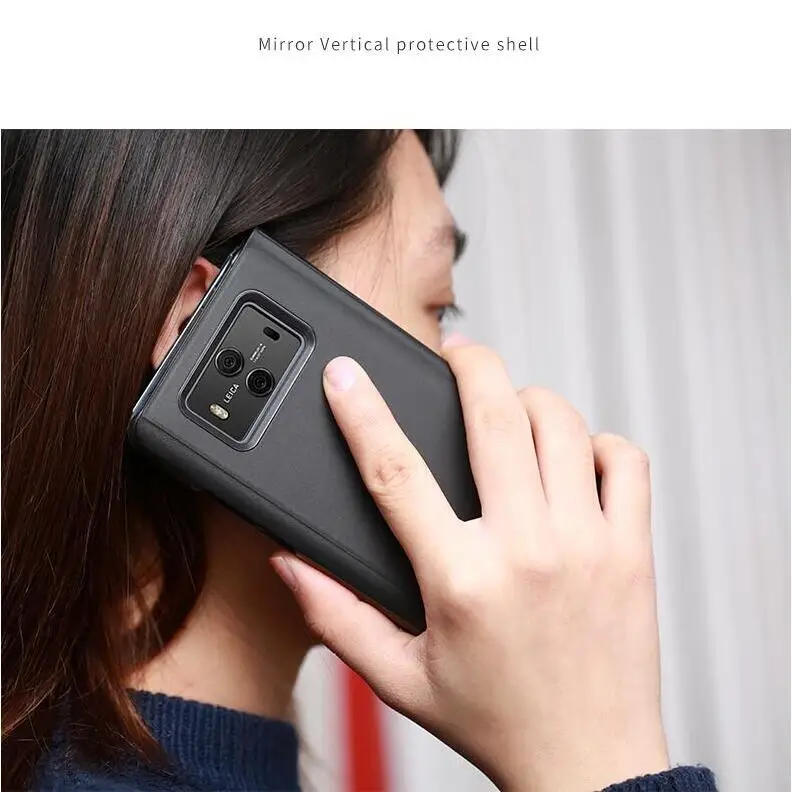 Горячая Распродажа Clear View умный зеркальный Чехол С Откидывающейся Крышкой для Note