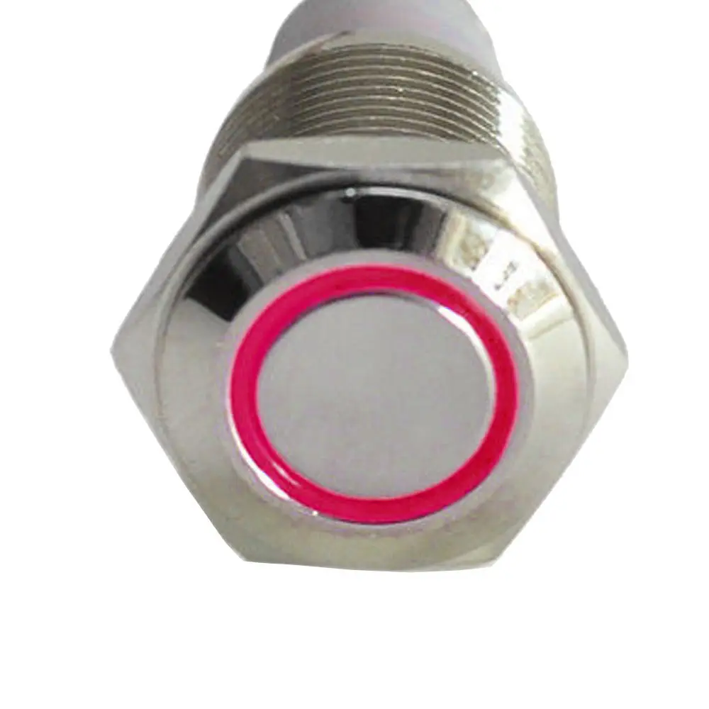 EE support 16mm 12V 3A Blue LED Light Metal Auto Car Button Switch Styling | Автомобили и мотоциклы