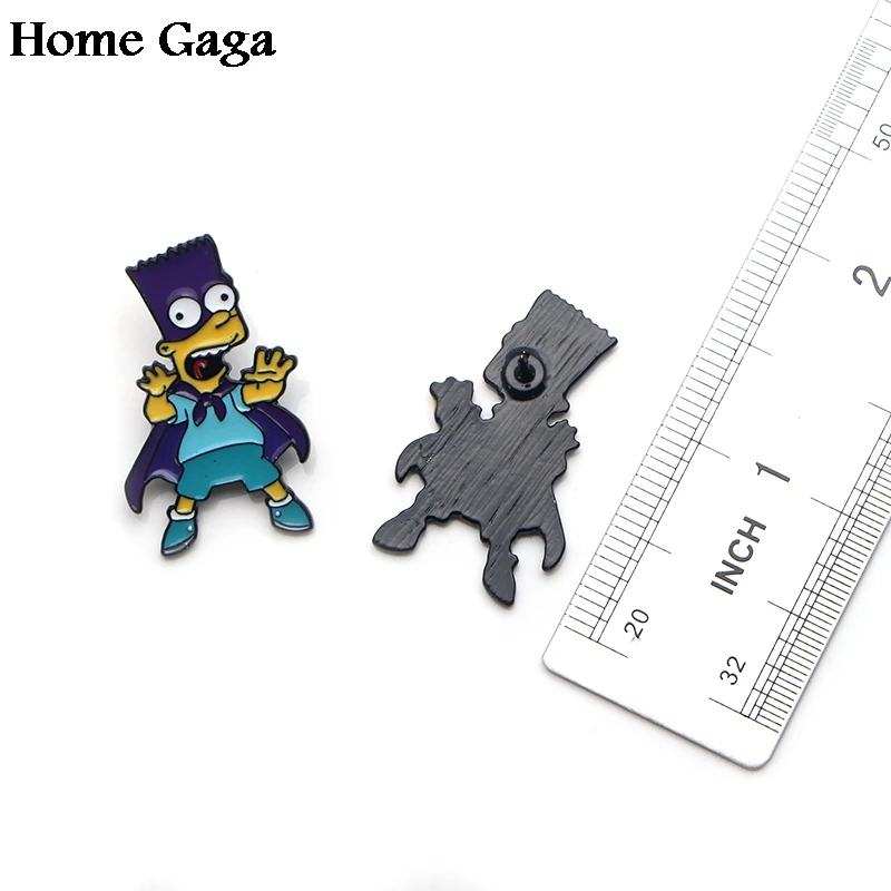 

Homegaga Classic cartoon character DIY Zinc pins backpack pride clothes medal bag shirt hat badges brooches for men women D1819