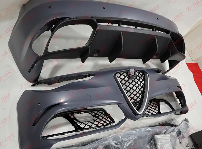 Z-ART QV body kit для Alfa Romeo Giulia PP body kit для Alfa Romeo Giulia- тюнинг body kit впрыск PP бампер
