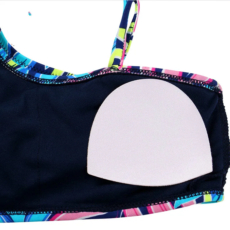 2018 бикини Детские купальники платье с декольте для девочек купальник на одно