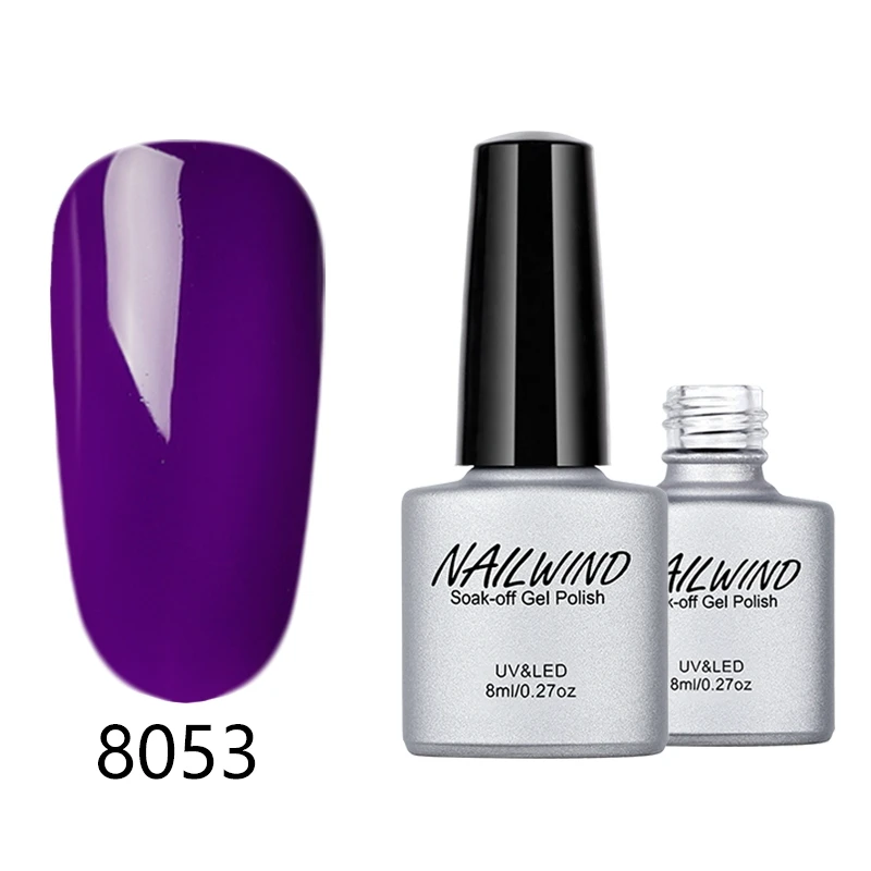 8053 NAILWIND, 8 мл, чистый, 8031-8060 цветов, Гель-лак для ногтей, замачиваемый, УФ светодиодный, стойкий лак для ногтей, грунтовка, Гель-лак для ногтей - Цвет: 8053