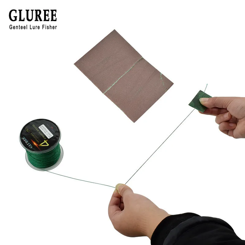 GLUREE 300 м/328 ярдов 4 стойки PE леска плетеная 100% многонитевая супер сильная