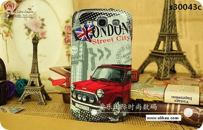 London Street City Hard Back Case For Samsung galaxy s3 i9300 Ultra Light Chromatic Freeshipping |