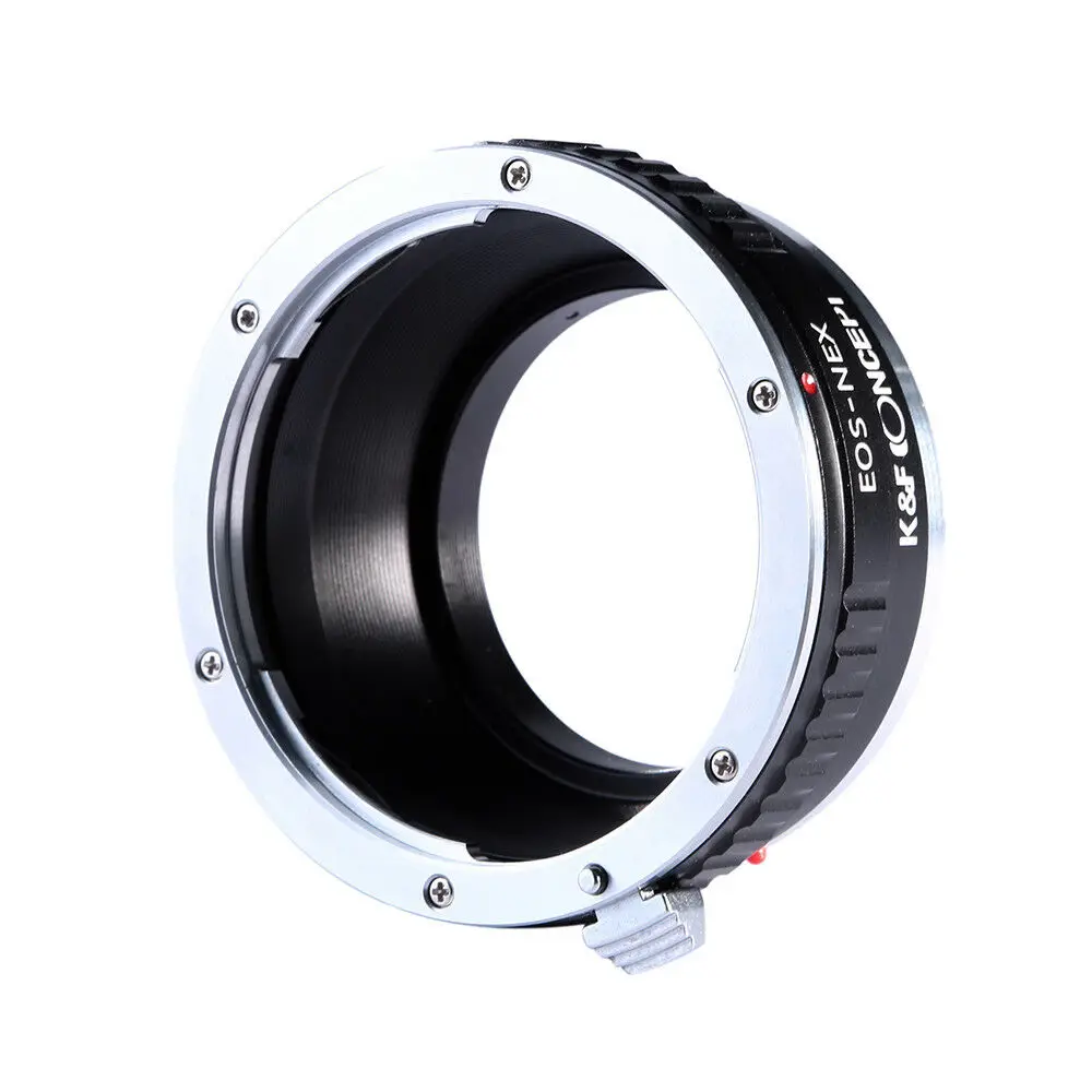 K & F Concept адаптер для Canon EOS EF mount lens Sony NEX 7 6 5R 5T A5000 A5100 A6000 A6300 A6400 A6500 A7 A7II A7R A73