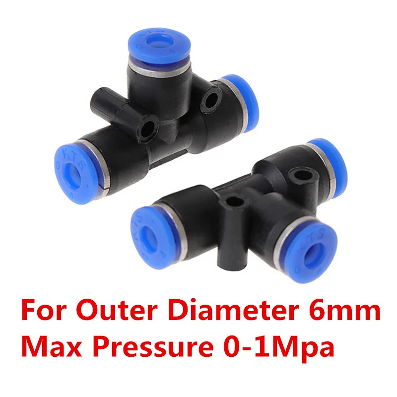 2Pcs Aquarium 2/3/4 Way CO2 Tube Connector High Pressure Design Quick-Connect Valve for Diy System Air Hose Pipe Joint | Дом и сад
