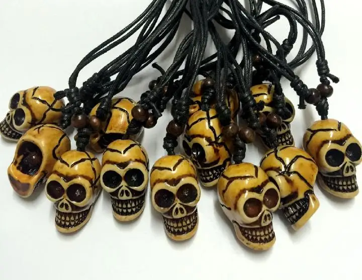 

12 pcs Skull Necklace Gothic Punk Men Boyfriend & Girlfriend Jewelry Gift