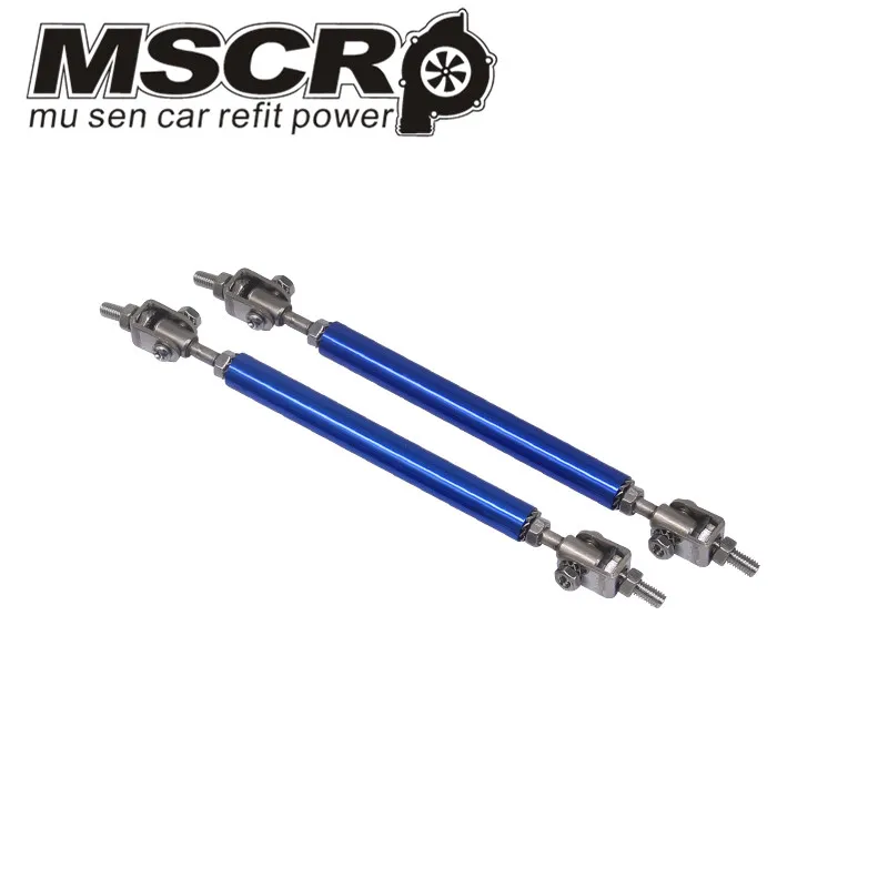 Universal Adjustable 75MM Racing Front Bumper Lip Splitter Rod Strut Tie Bar Support Kit front bumper | Автомобили и мотоциклы