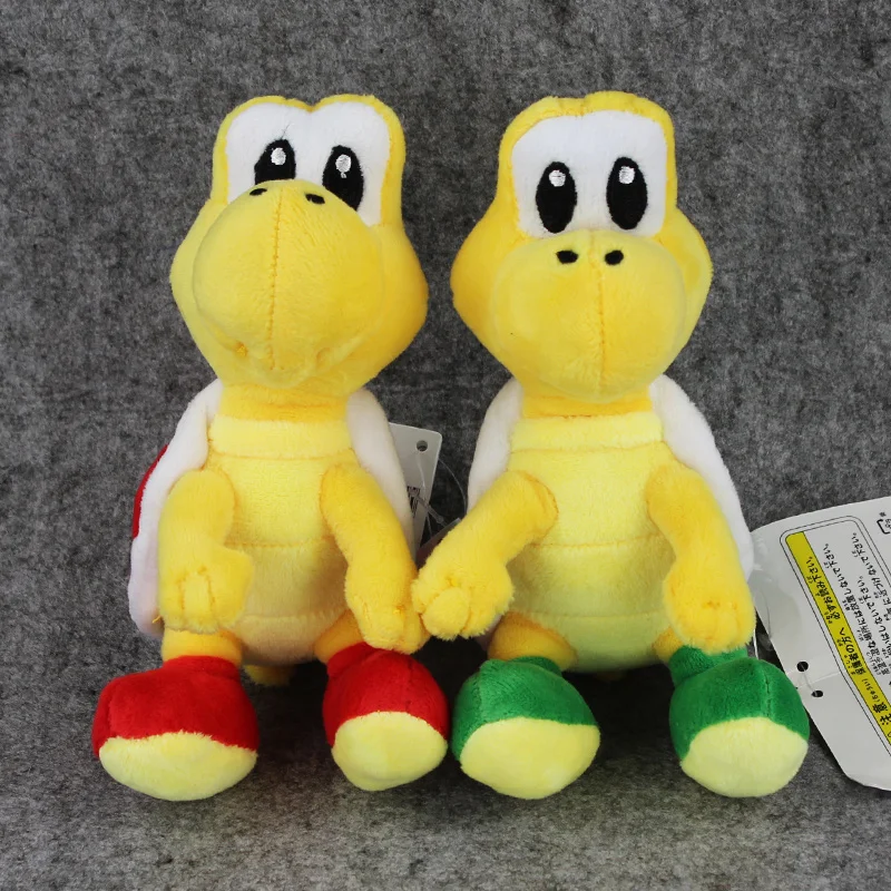 2 шт./лот 16 см Милая черепаха Koopa плюшевая кукла Горячая игра мягкая игрушка