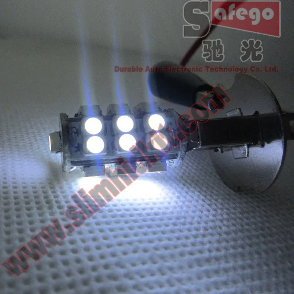 2 шт./лот мощные светодиодные противотуманные фары h3 h1 25smd 1210/3528 автомобильные