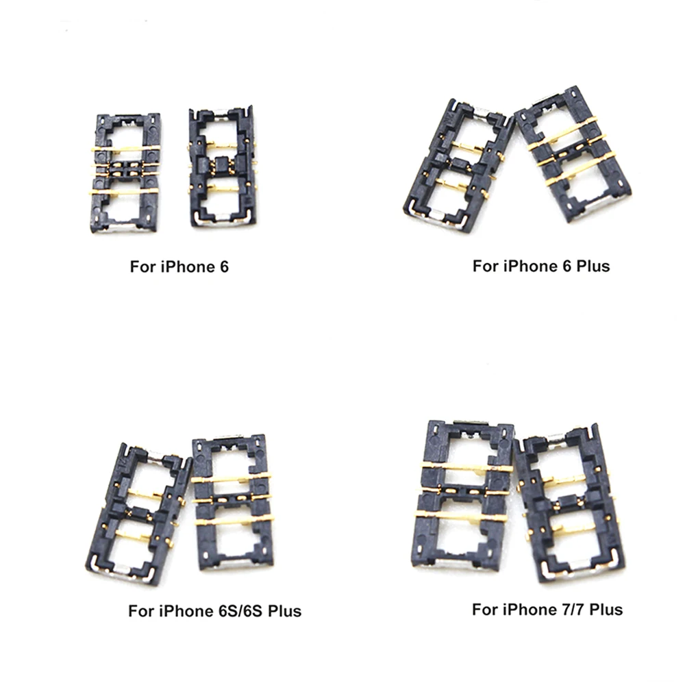 30 шт./лот 100% оригинальный новый для iPhone 4S 5C 6 plus 4G 7 FPC Разъем аккумулятора зажим