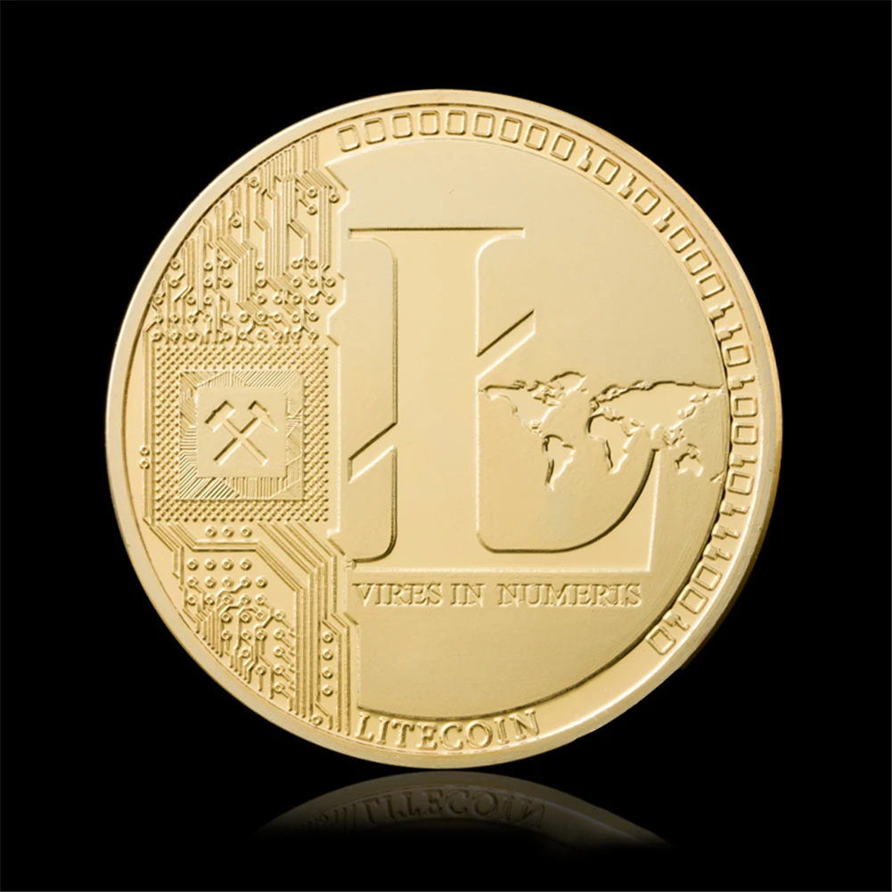 Посеребренные ltc Litecoin Реплика Книги по искусству коллекция подарок-валюты