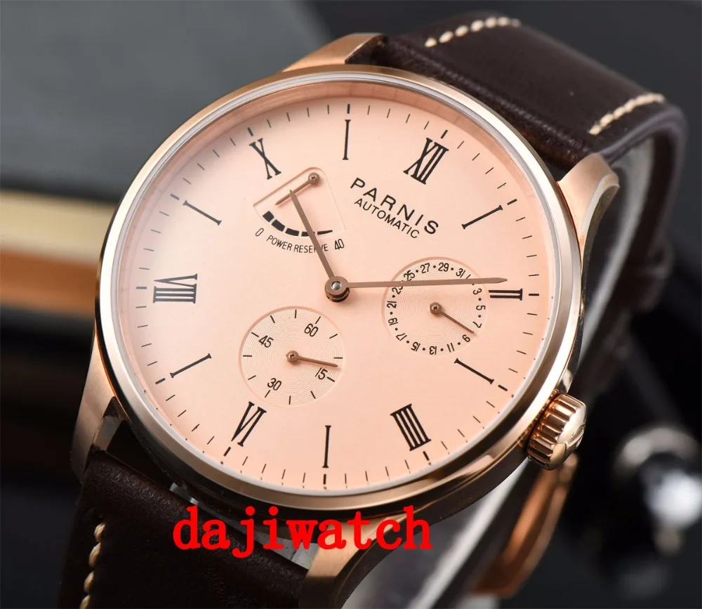 Часы Parnis мужские механические 42 мм | Наручные часы
