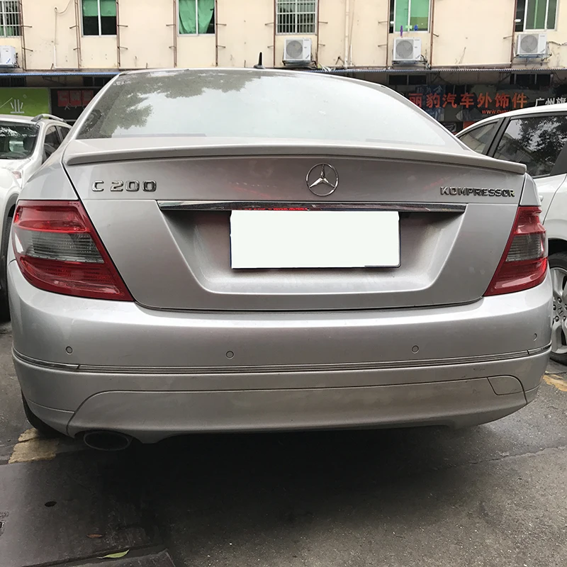 Спойлер из АБС пластика для Mercedes Benz W204 C200 C230 C260 c180l заднее крыло автомобиля
